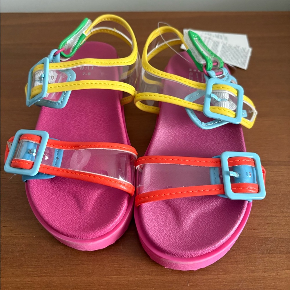 NWT - Baby Gap Girls Colorful Strap Sandals